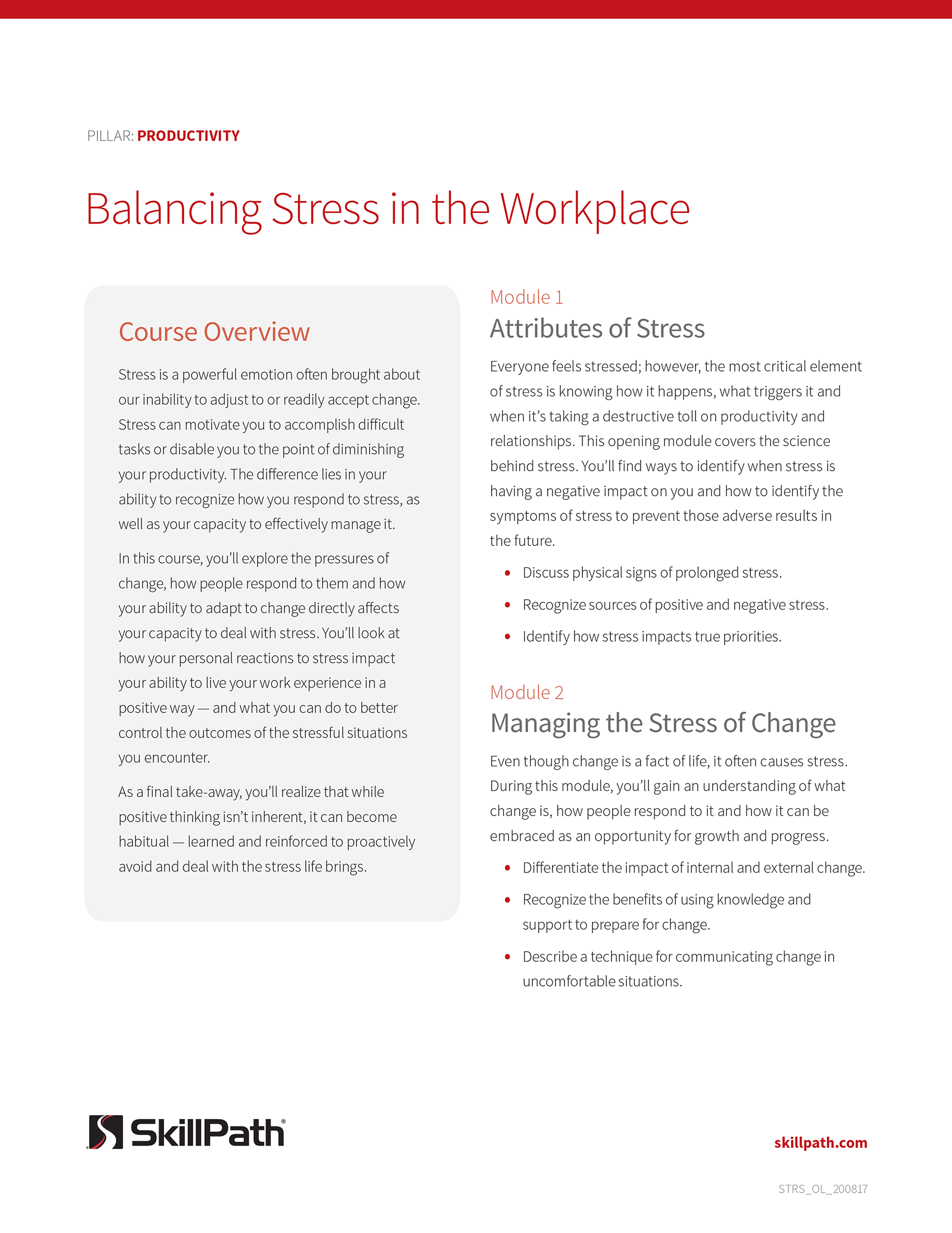 Understanding stress, dealing with stress