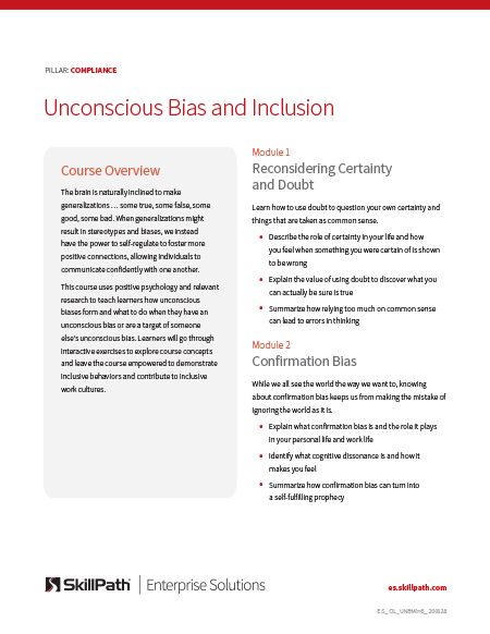 Unconscious Bias And Inclusion Skillpath
